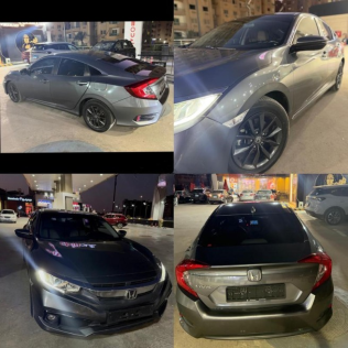 Honda Civic 2021 Dark Gray Automatic Used for Sale in Cairo