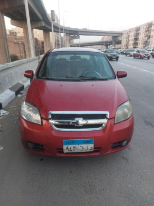Chevrolet Aveo 2007 Red Automatic Used for Sale in Cairo