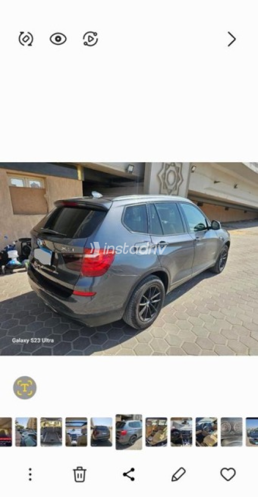 بي ام دبليو X3 2016 فضي أوتوماتيك مستعملة للبيع في المعادى - 2