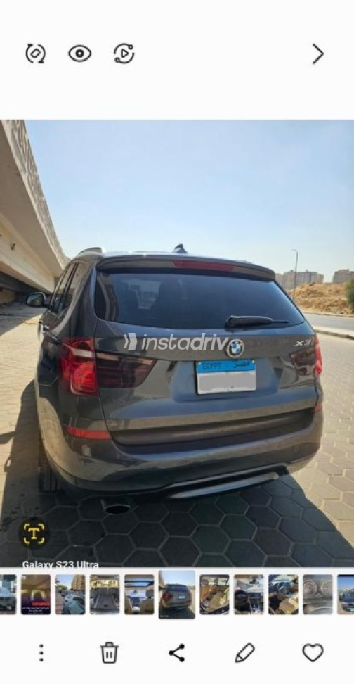 بي ام دبليو X3 2016 فضي أوتوماتيك مستعملة للبيع في المعادى - 3