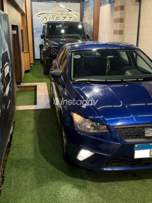 Seat Ibiza 2021 Dark Blue Automatic Used for Sale in Nasr city - 6