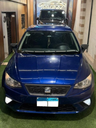 Seat Ibiza 2021 Dark Blue Automatic Used for Sale in Nasr city