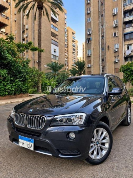 BMW X3 2013 Gray Automatic Used for Sale in Greater Cairo ( Cairo + Giza) - 1