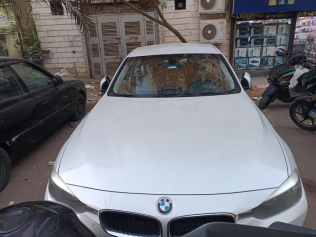 بي ام دبليو 316 2015 أبيض أوتوماتيك مستعملة للبيع في مدينة نصر