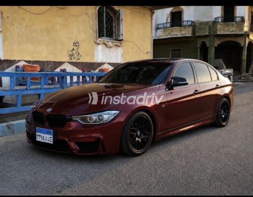 BMW 320 2013 Dark Red Automatic Used for Sale in Ras Gharib - 1