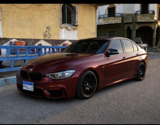 BMW 320 2013 Dark Red Automatic Used for Sale in Ras Gharib