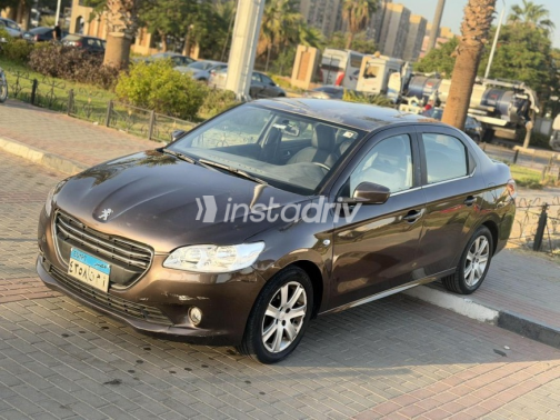 Peugeot 301 2014 Brown Automatic Used for Sale in Heliopolis - 3