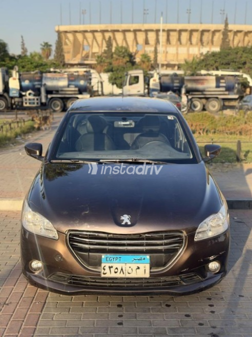 Peugeot 301 2014 Brown Automatic Used for Sale in Heliopolis - 4
