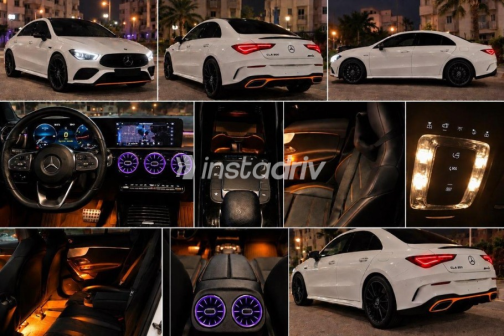 مرسيدس CLA AMG 2020 أبيض أوتوماتيك مستعملة للبيع في الإسكندرية - 1