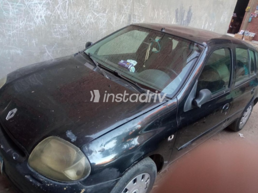 Renault Clio 2002 Black Manual Used for Sale in Banha - 1