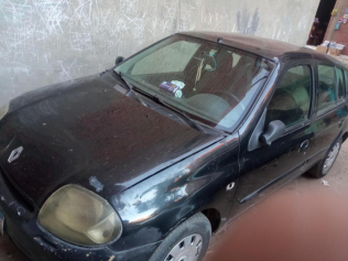 Renault Clio 2002 Black Manual Used for Sale in Banha