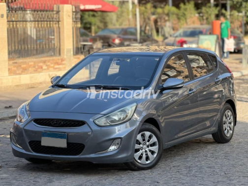 Hyundai Accent RB 2019 Gray Automatic Used for Sale in Cairo - 1