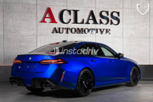 BMW M5 2026 Dark Blue Automatic Used for Sale in Sheikh Zayed City - 2