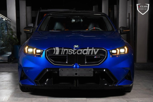 BMW M5 2026 Dark Blue Automatic Used for Sale in Sheikh Zayed City - 3