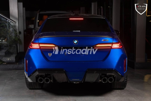 BMW M5 2026 Dark Blue Automatic Used for Sale in Sheikh Zayed City - 4