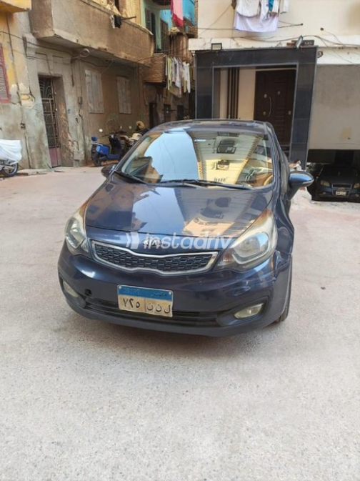 Kia Rio 2013 Blue Automatic Used for Sale in Shobra - 1