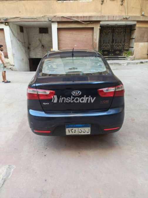 Kia Rio 2013 Blue Automatic Used for Sale in Shobra - 4
