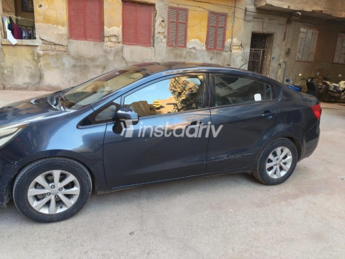 Kia Rio 2013 Blue Automatic Used for Sale in Shobra - 5