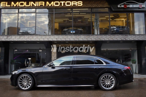 مرسيدس S 500 2021 أسود أوتوماتيك مستعملة للبيع في مدينة الشيخ زايد - 2