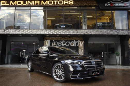مرسيدس S 500 2021 أسود أوتوماتيك مستعملة للبيع في مدينة الشيخ زايد - 3