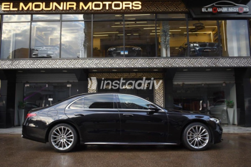 مرسيدس S 500 2021 أسود أوتوماتيك مستعملة للبيع في مدينة الشيخ زايد - 4