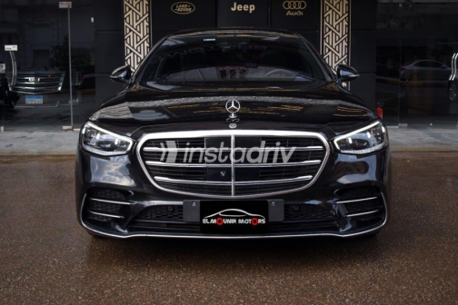 مرسيدس S 500 2021 أسود أوتوماتيك مستعملة للبيع في مدينة الشيخ زايد - 5