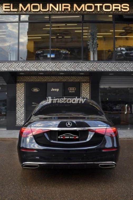 مرسيدس S 500 2021 أسود أوتوماتيك مستعملة للبيع في مدينة الشيخ زايد - 7