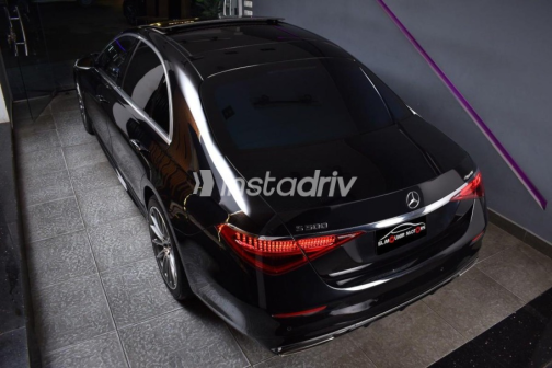 مرسيدس S 500 2021 أسود أوتوماتيك مستعملة للبيع في مدينة الشيخ زايد - 8