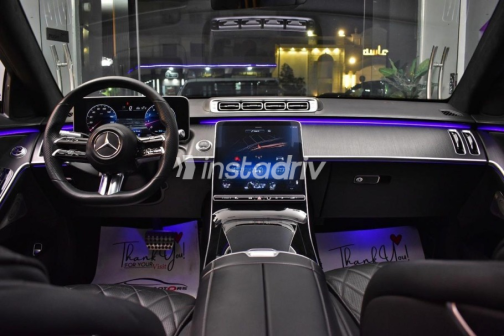 مرسيدس S 500 2021 أسود أوتوماتيك مستعملة للبيع في مدينة الشيخ زايد - 10