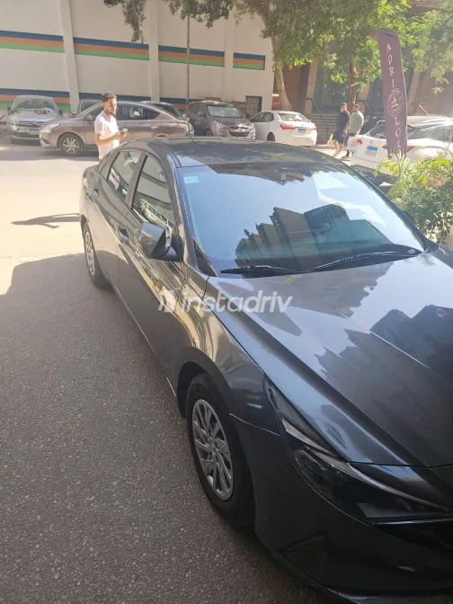 Hyundai Elantra CN7 2021 Gray Automatic Used for Sale in Greater Cairo ( Cairo + Giza) - 3