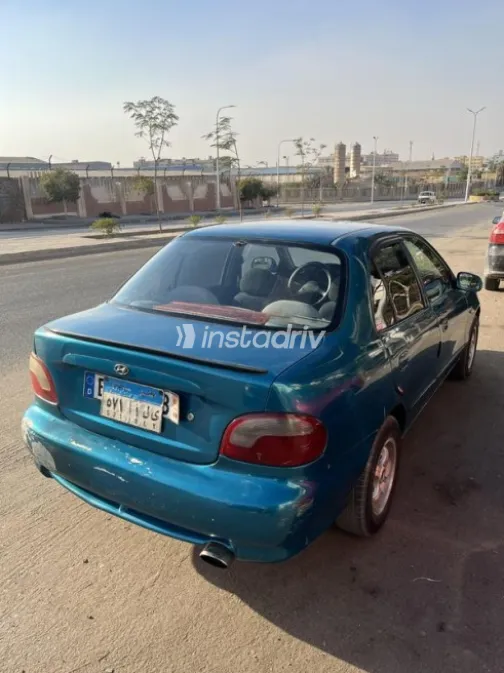 Hyundai Accent 1999 Blue Manual Used for Sale in Obour City - 2