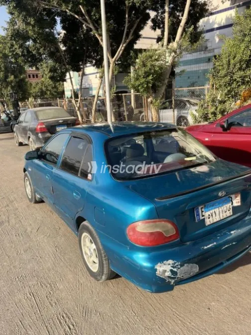 Hyundai Accent 1999 Blue Manual Used for Sale in Obour City - 3