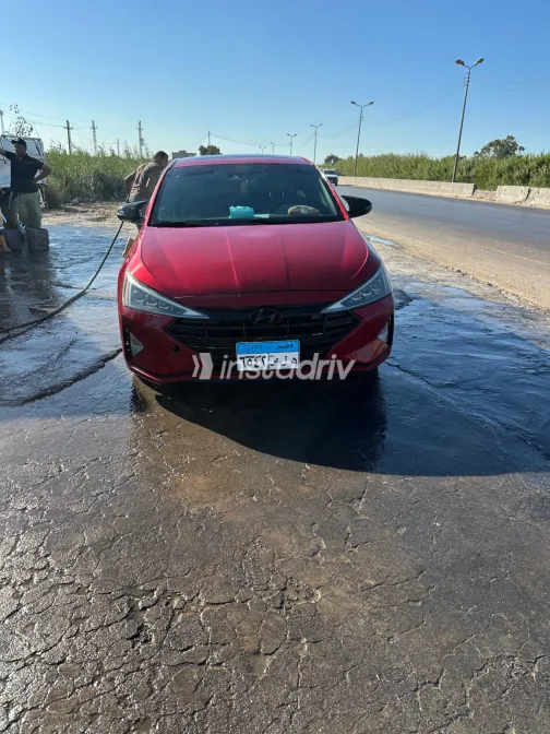 هيونداي افانتي 2019 أحمر أوتوماتيك مستعملة للبيع في القاهرة الكبرى ( القاهرة - الجيزة) - 3