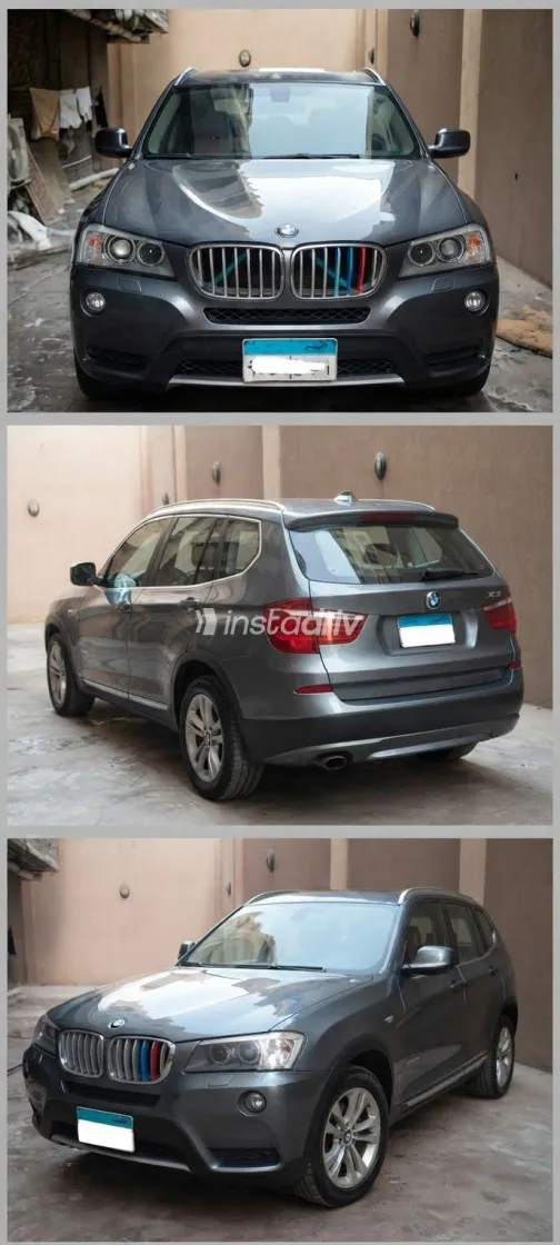 BMW X3 2013 Gray Automatic Used for Sale in Greater Cairo ( Cairo + Giza) - 1