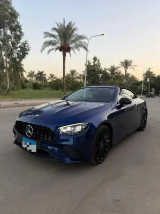 Mercedes E 300 2021 Blue Automatic Used for Sale in Cairo