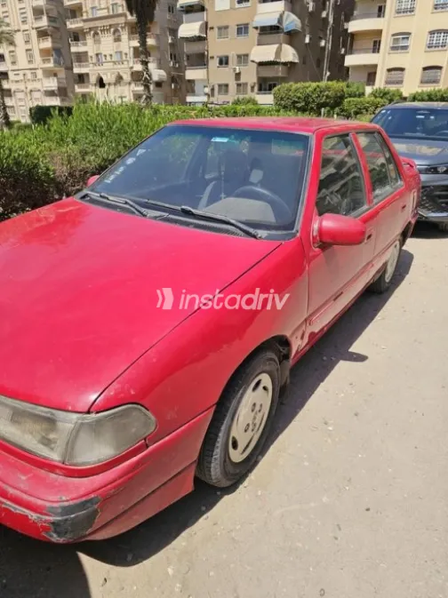 Hyundai Excel 1997 Red Manual Used for Sale in Nasr city - 2