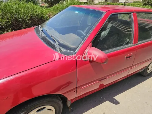 Hyundai Excel 1997 Red Manual Used for Sale in Nasr city - 3
