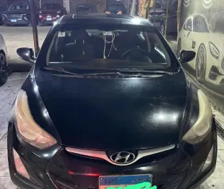 Hyundai Elantra MD 2015 Black Automatic Used for Sale in Cairo