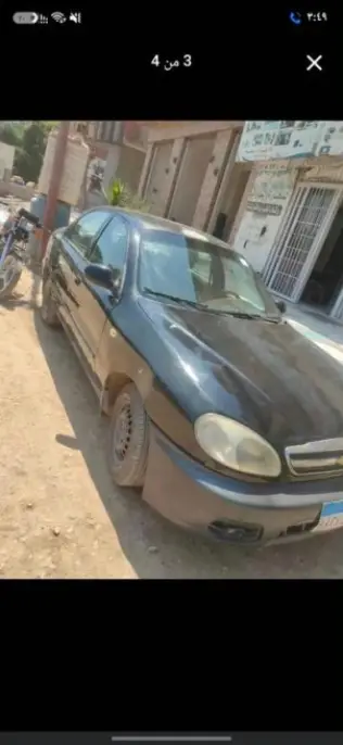 شيفروليه لانوس 2009 أسود أوتوماتيك مستعملة للبيع في ايتاي البارود