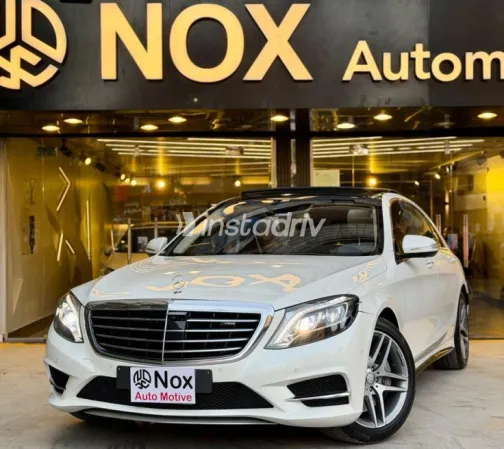 مرسيدس S 400 2015 أبيض أوتوماتيك مستعملة للبيع في مدينة نصر - 2