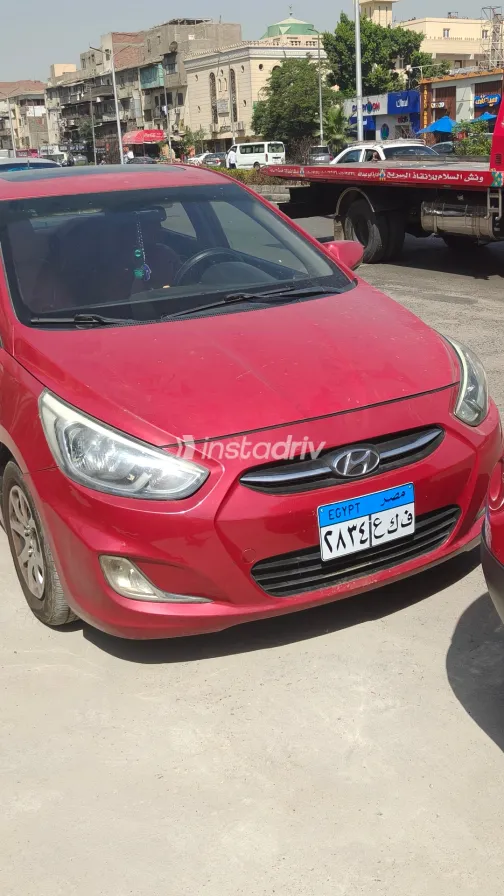 Hyundai Accent RB 2016 Red Automatic Used for Sale in Greater Cairo ( Cairo + Giza) - 6