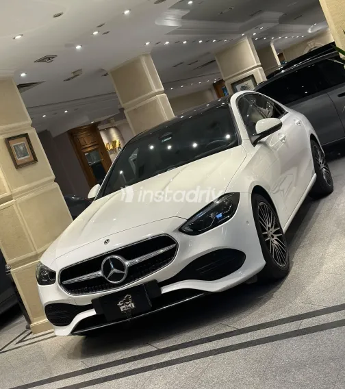 Mercedes C 180 2022 White Automatic Used for Sale in Greater Cairo ( Cairo + Giza) - 1