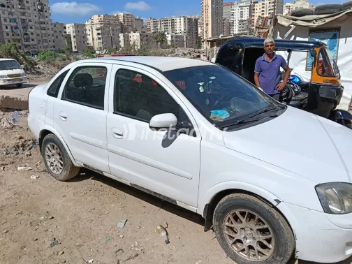 Opel Corsa 2003 White Manual Used for Sale in Greater Cairo ( Cairo + Giza) - 3