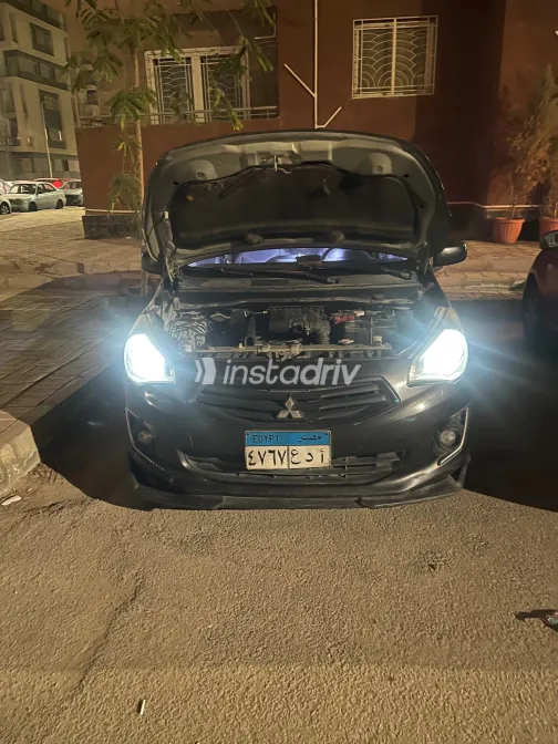 Mitsubishi Attrage 2014 Black Automatic Used for Sale in Greater Cairo ( Cairo + Giza) - 7