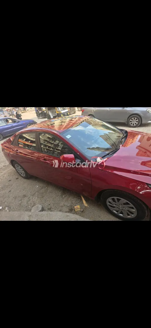 Hyundai Elantra CN7 2021 White Automatic Used for Sale in Greater Cairo ( Cairo + Giza) - 3