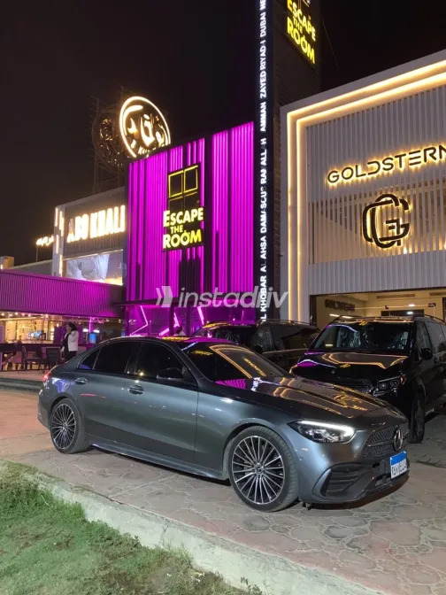 Mercedes C 180 2022 Dark Gray Automatic Used for Sale in Greater Cairo ( Cairo + Giza) - 3