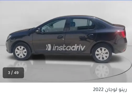 رينو لوجان 2022 أسود CVT مستعملة للبيع في القاهرة الكبرى ( القاهرة - الجيزة) - 1