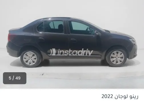 رينو لوجان 2022 أسود CVT مستعملة للبيع في القاهرة الكبرى ( القاهرة - الجيزة) - 2