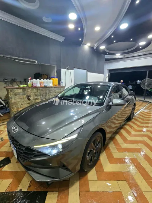 Hyundai Elantra CN7 2022 Gray Automatic Used for Sale in Greater Cairo ( Cairo + Giza) - 4