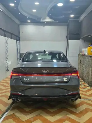 Hyundai Elantra CN7 2022 Gray Automatic Used for Sale in Greater Cairo ( Cairo + Giza)